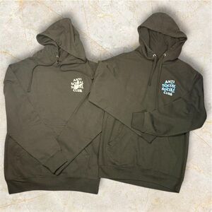 Anti Social Social Club Dark Green Hoodies